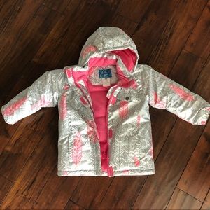 Little girls snow jacket.